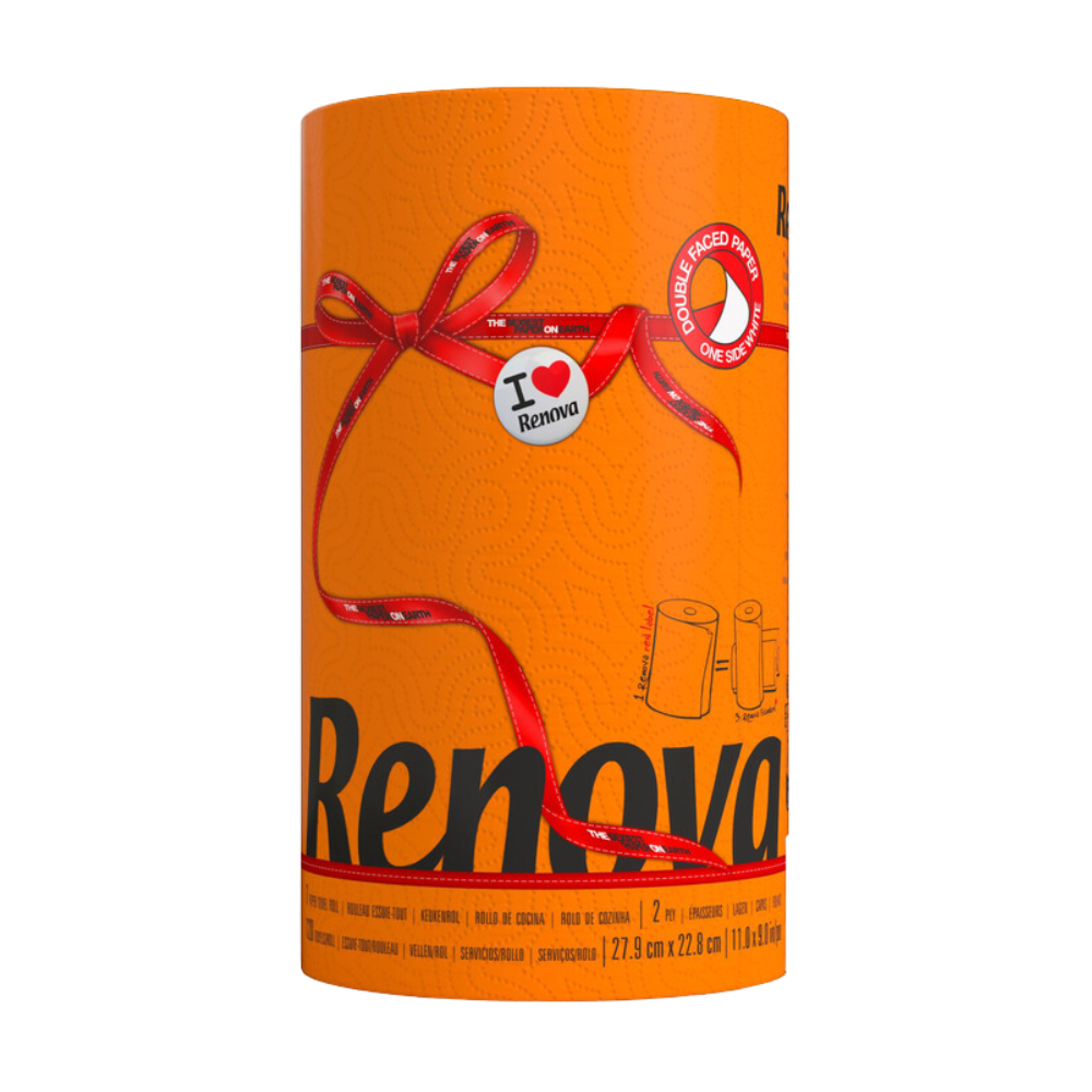 Renova Orange Paper Towel
