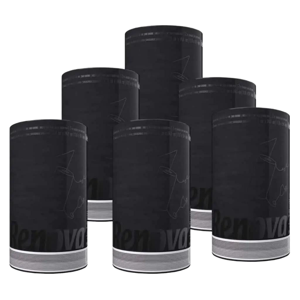 Renova Black 2-Ply Kitchen Tissue Paper Towel