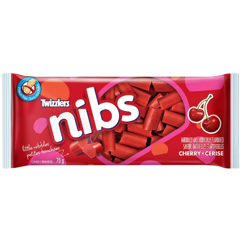 TWIZZLERS NIBS Cherry Candy 75g