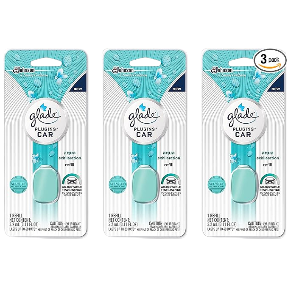 Glade Plugins Car Refill - Aqua Exhilaration