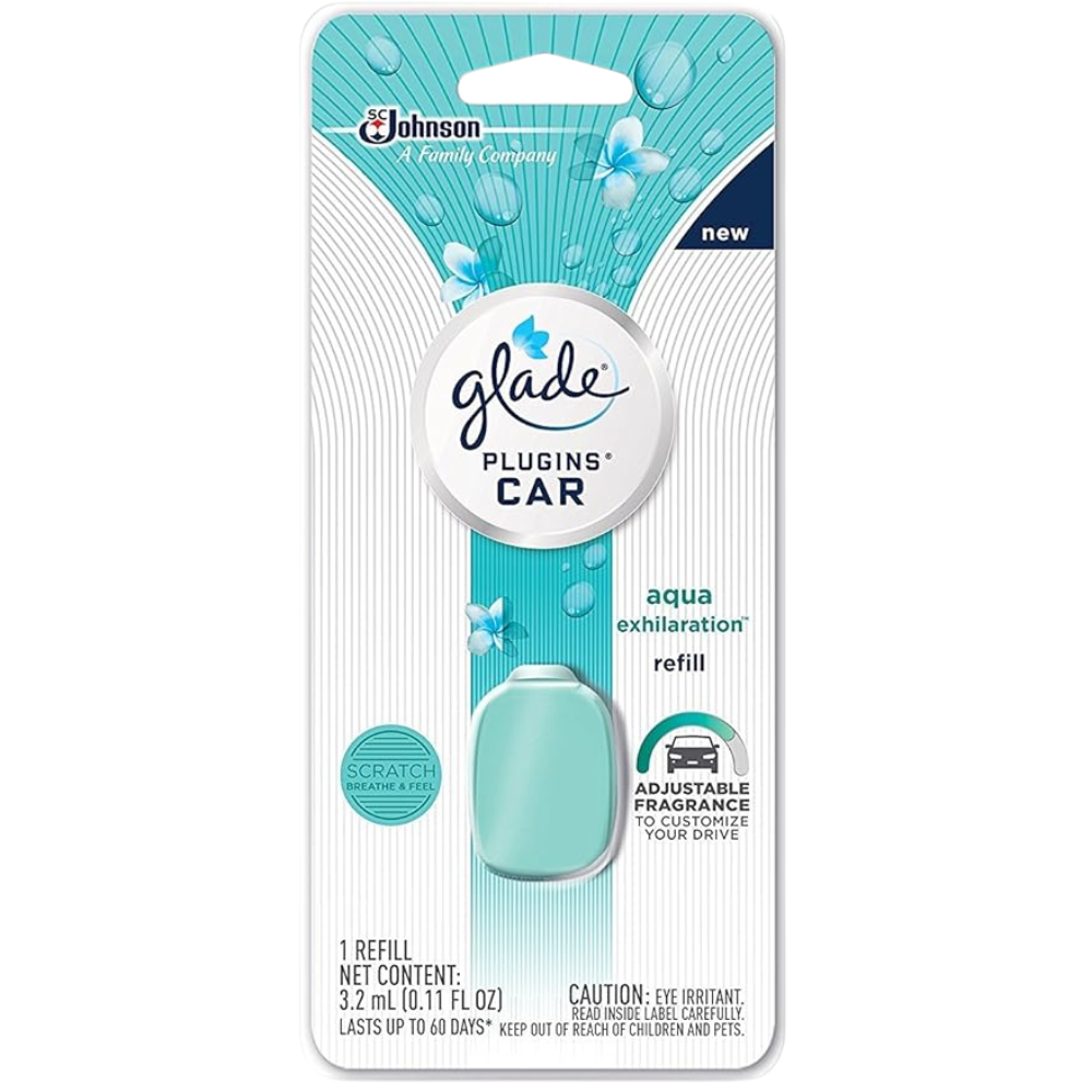 Glade Plugins Car Refill - Aqua Exhilaration