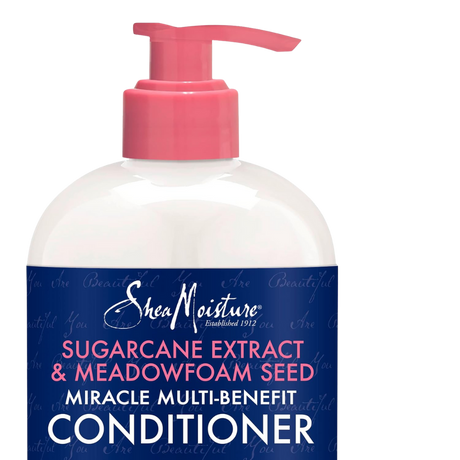 SheaMoisture Silicone Free Conditioner for Dry Hair, Sugarcane and Meadowfoam, Sulfate Free Conditioner, 13 Oz