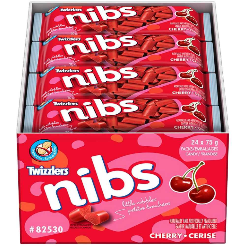 TWIZZLERS NIBS Cherry Candy 75g