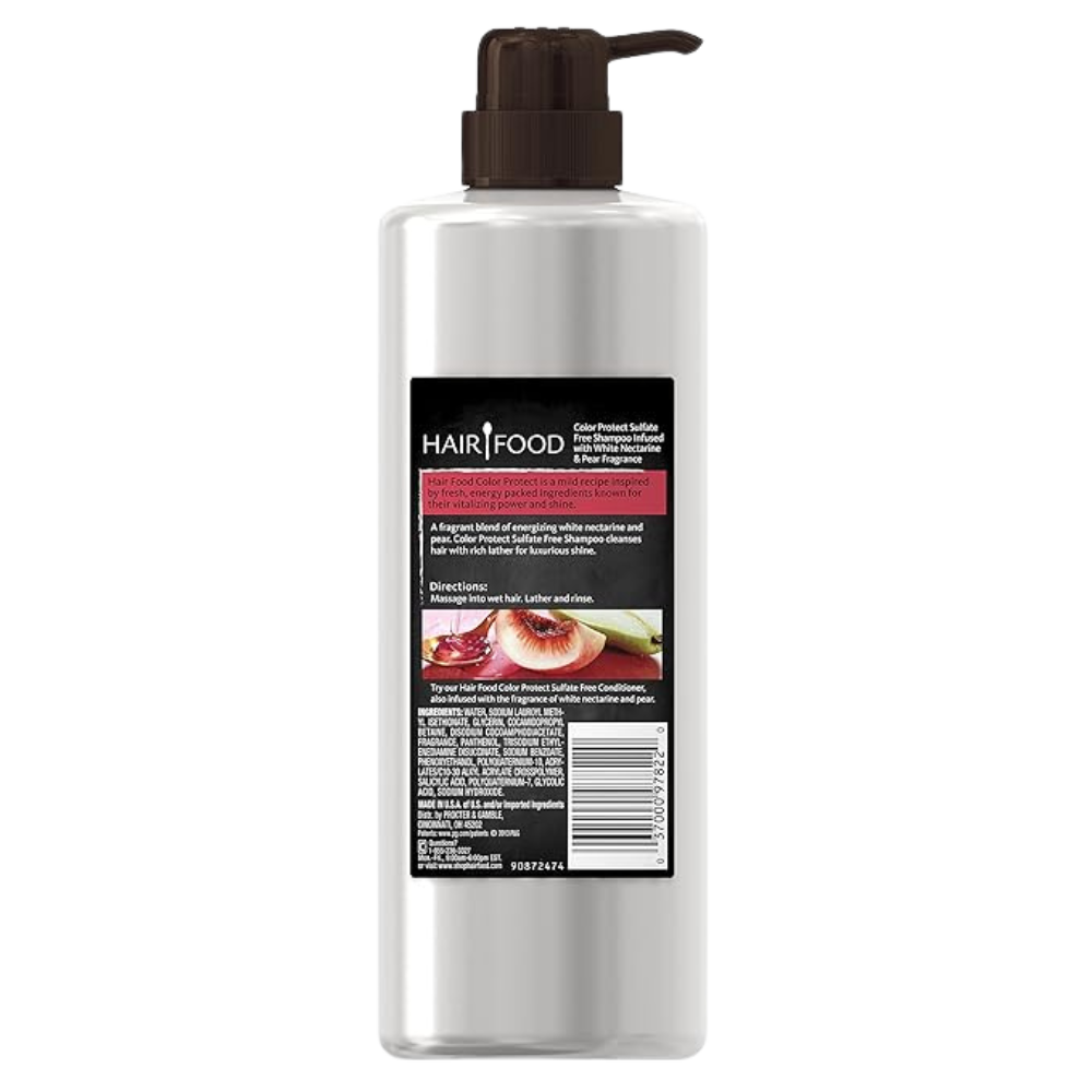 Hair Food Sulfate Free Color Protect Shampoo - Nectarine & Pear