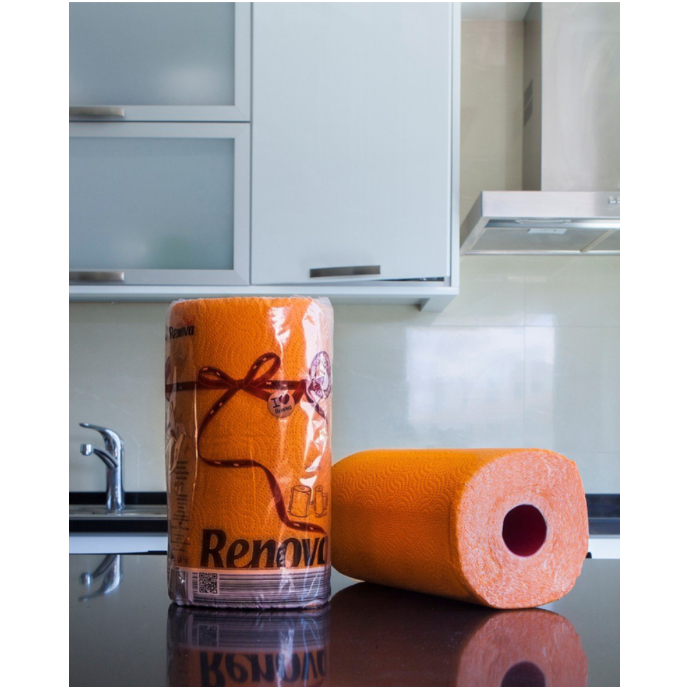 Renova Orange Paper Towel