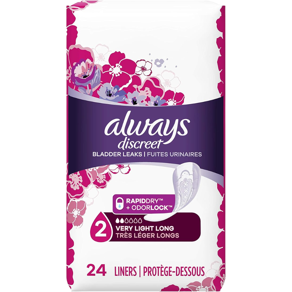 Always Discreet Liners, Long