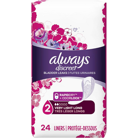 Always Discreet Liners, Long