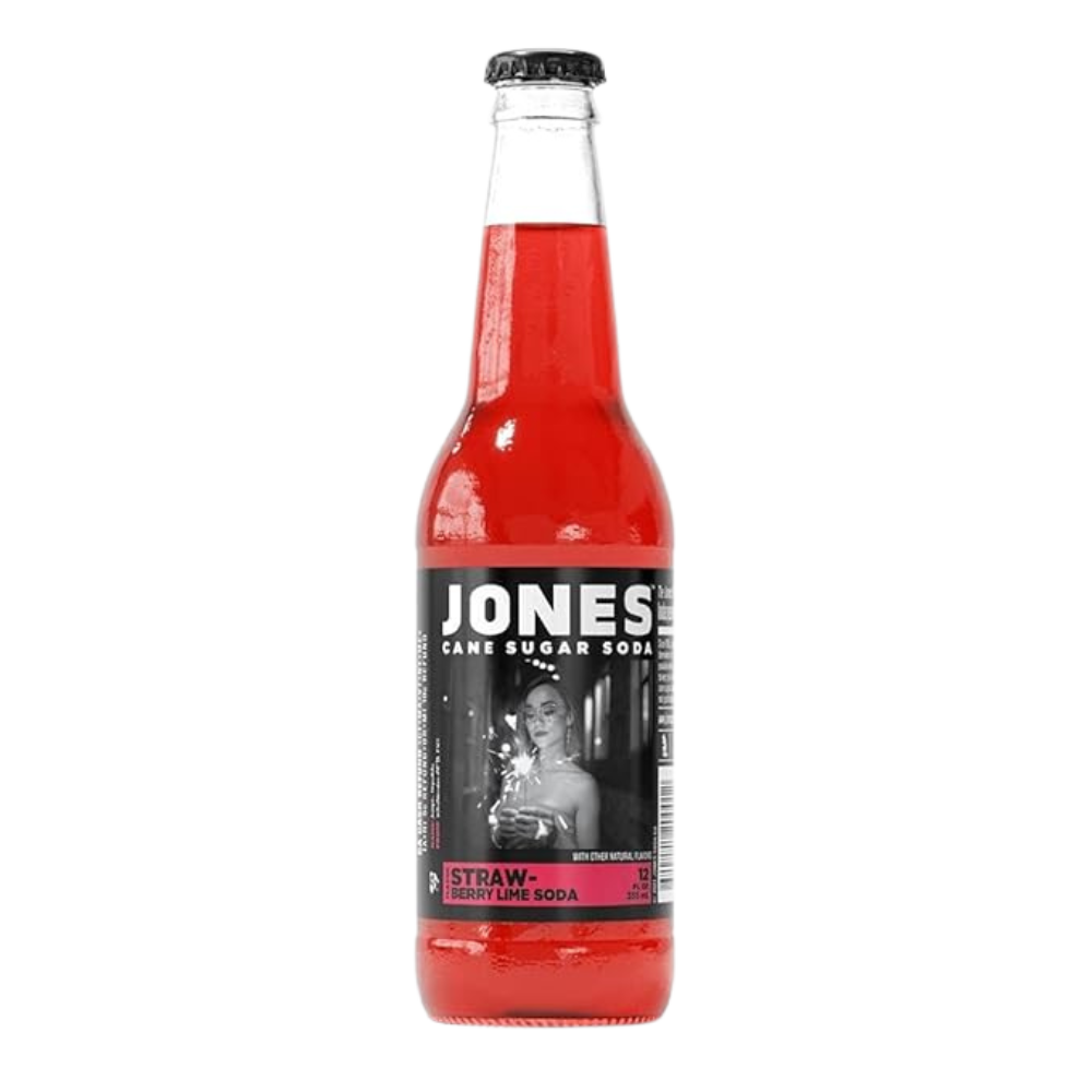 Jones Soda Strawberry Lime Flavour - 12 pack