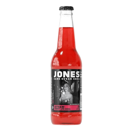 Jones Soda Strawberry Lime Flavour - 12 pack