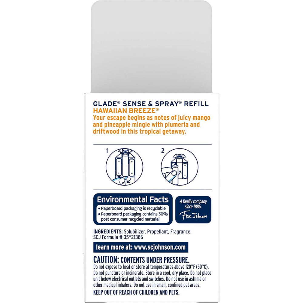 Glade Sense & Spray Refill, Hawaiian Breeze