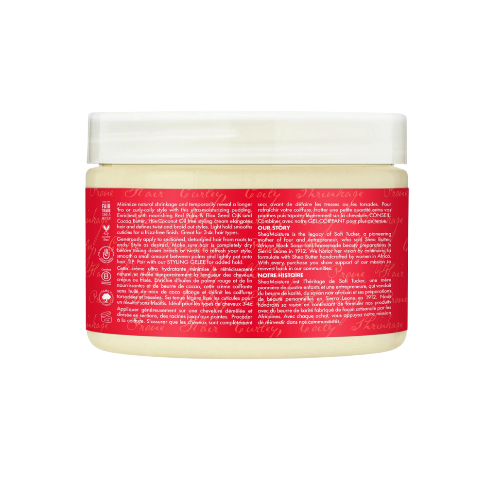 Shea Moisture Red Palm Oil & Cocoa Butter Curl Stretch Pudding 326g