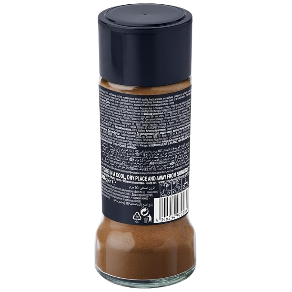 Davidoff Crema Intense Coffee Bottle