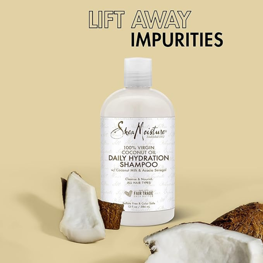 Shea Moisture 100% Virgin Coconut Oil Daily Hydration Shampoo & Conditioner