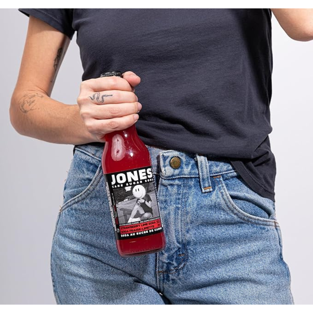 Jones Soda Strawberry Lime Flavour - 12 pack