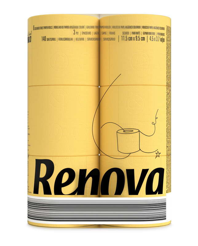 Renova Yellow Toilet Paper