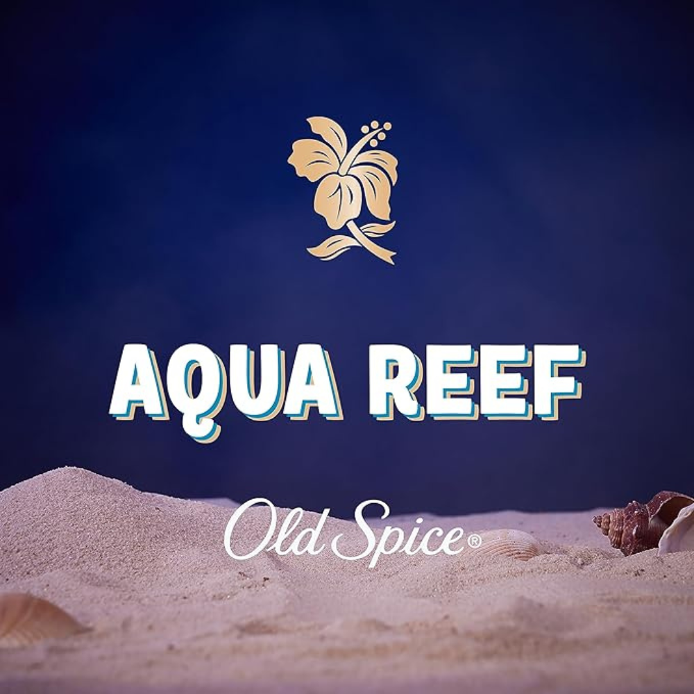 Old Spice Men's Antiperspirant & Deodorant Invisible Dry Spray Aqua Reef, 24/7 Odor Protection, 4.30oz