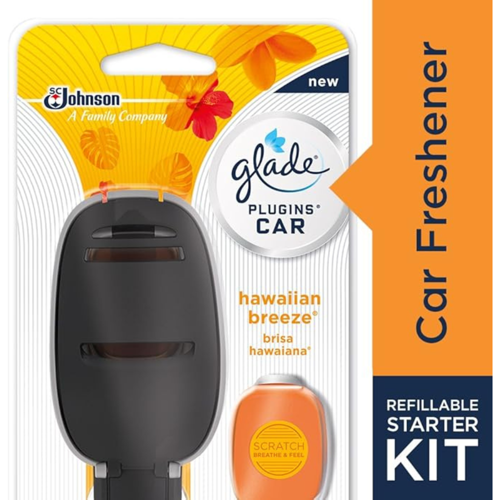Glade PlugIns Car Air Freshener - Hawaiian Breeze