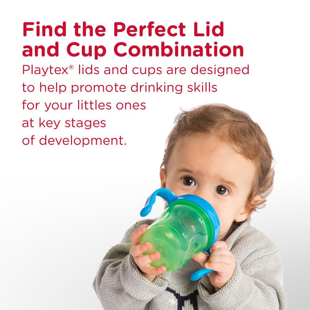 Playtex Sipsters Stage 2 Spill-Proof, Leak-Proof, Break-Proof Spout Sippy Cups - 9 Ounce - 2 Count (Color May Vary) Visit the Playtex Baby Store