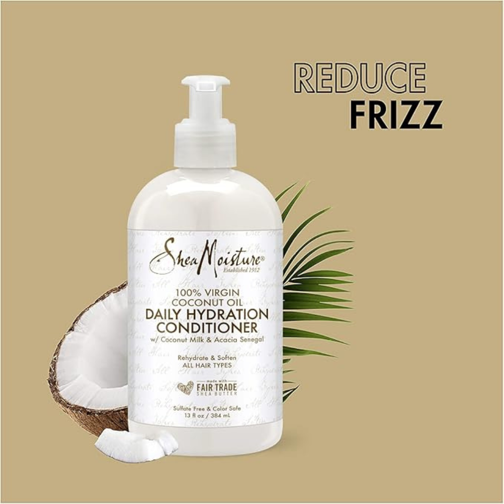 Shea Moisture 100% Virgin Coconut Oil Daily Hydration Shampoo & Conditioner