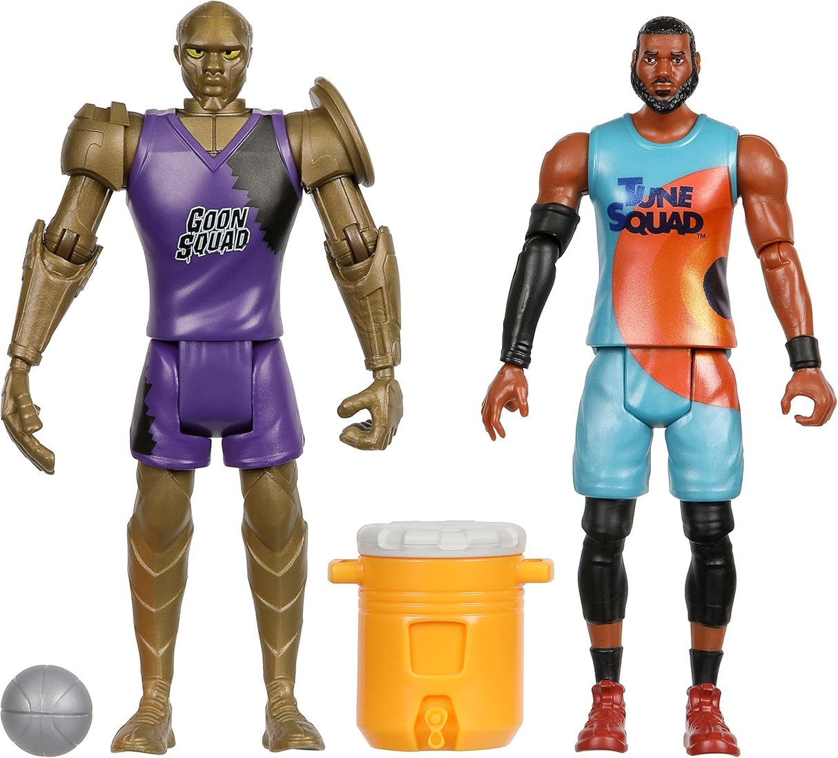 Moose Toys Space Jam: A New Legacy - 2 Pack - On Court Rivals - Lebron & Chronos, Multicolor (14579)