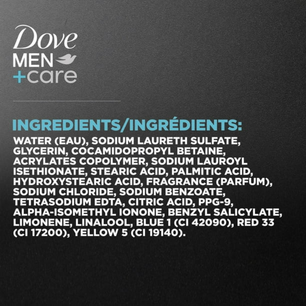 Dove Men+Care with 24hr Nourishing Micromoisture Technology Body and Face Wash, 400 ml Body and Face Wash
