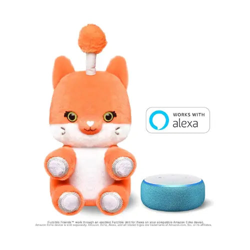 Fuzzible Friends Cubby The Fox Plush Light Up Toy
