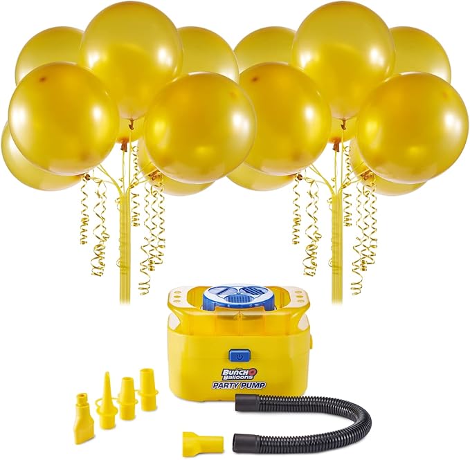 Zuru Bunch O Balloons Portable Party Balloon Electric Air Pump Starter Pump W/ 16 Balloons (colors vary)