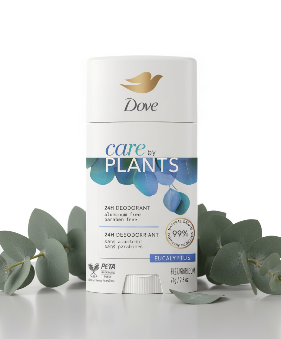 Dove Care by Plants Deodorant Stick Eucalyptus 74g (2.6 oz)