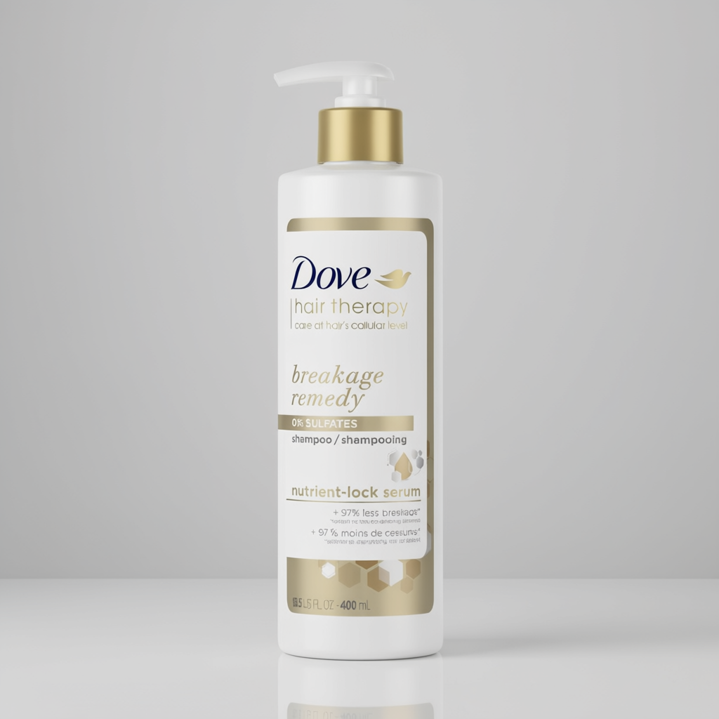 Dove Hair Therapy Breakage Remedy Shampoo with Nutrient-Lock Serum 400ml