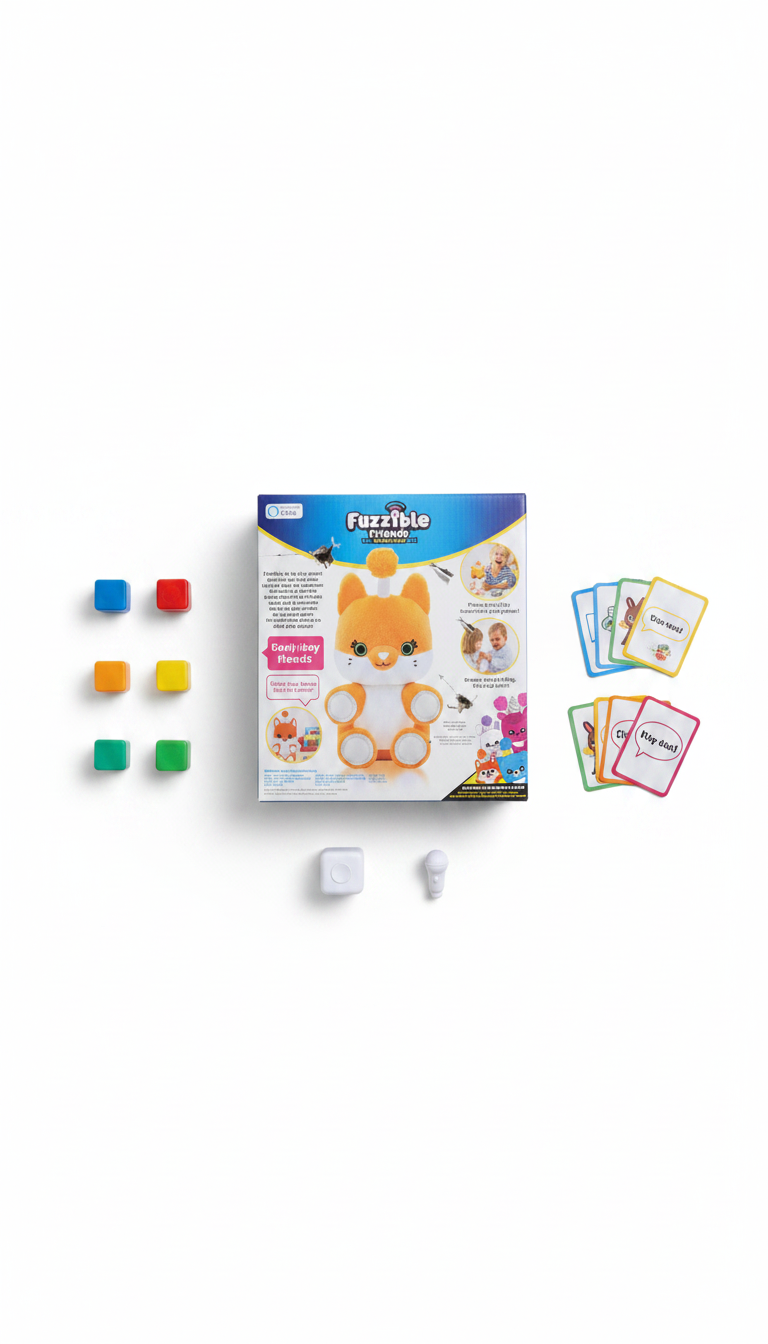 Fuzzible Friends Cubby the Fox – Alexa Connected Plush Light Up Toy