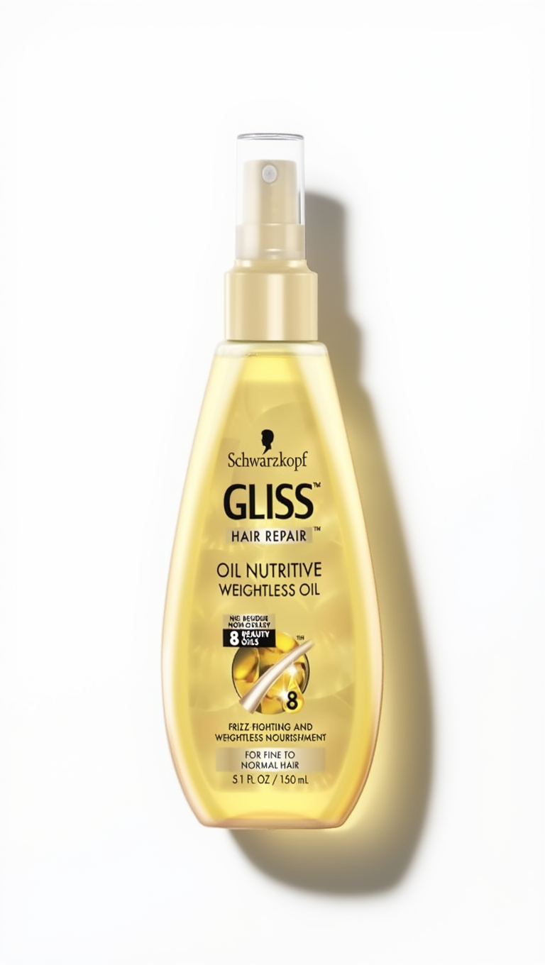 Schwarzkopf GLISS Hair Repair Oil Nutritive Weightless Treatment 150ml