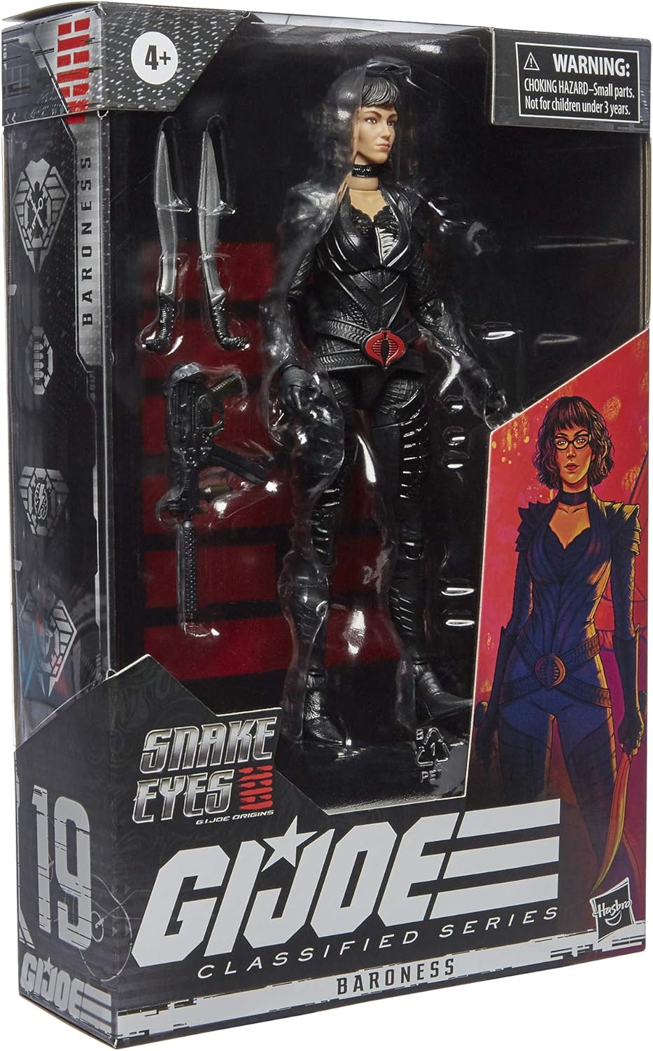 G.I. Joe Classified Series Snake Eyes: G.I. Joe Origins Baroness Collectible Figure 19, Premium