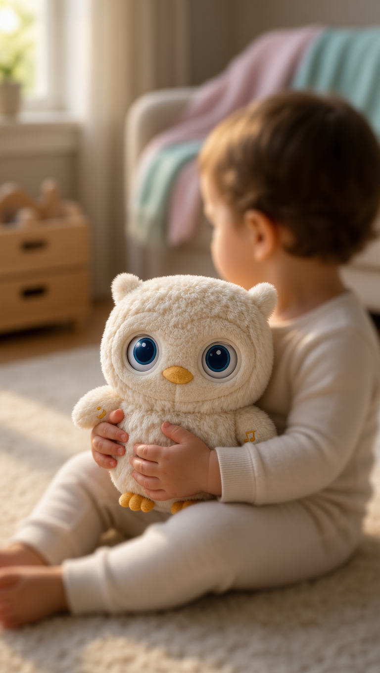 Gund Baby Sleepy Eyes Owl Soother – Animated Plush Nightlight
