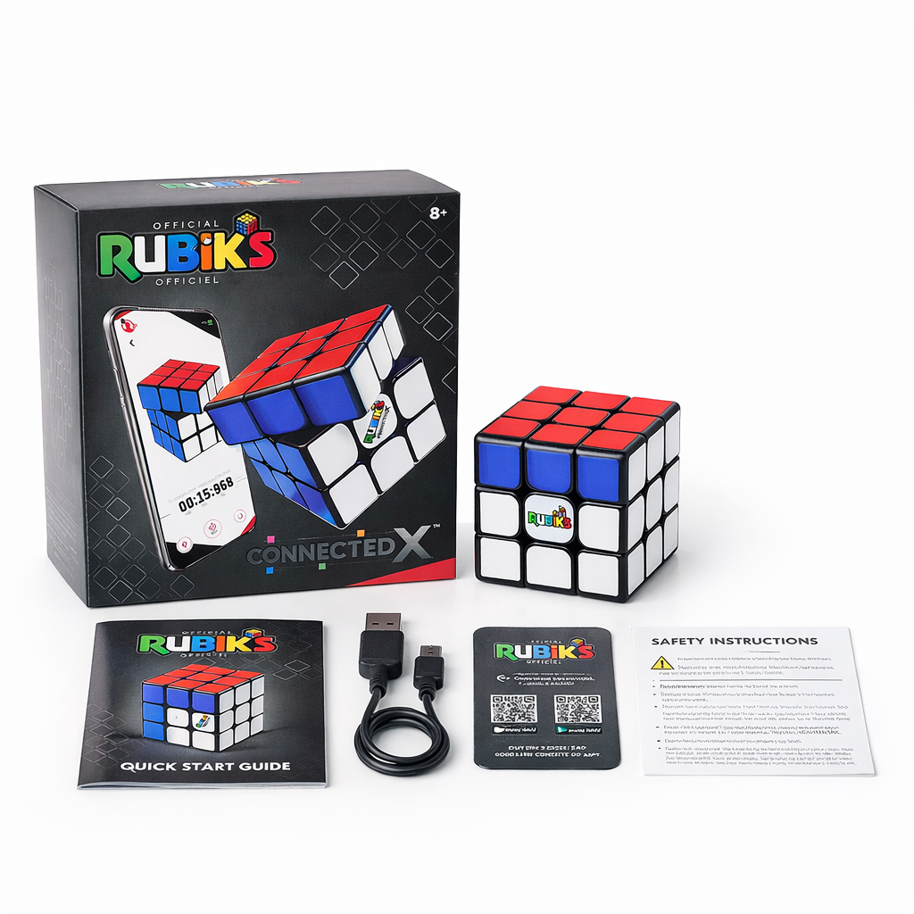 Rubik’s Connected X Smart Cube – Bluetooth 3×3 Puzzle (App‑Enabled)