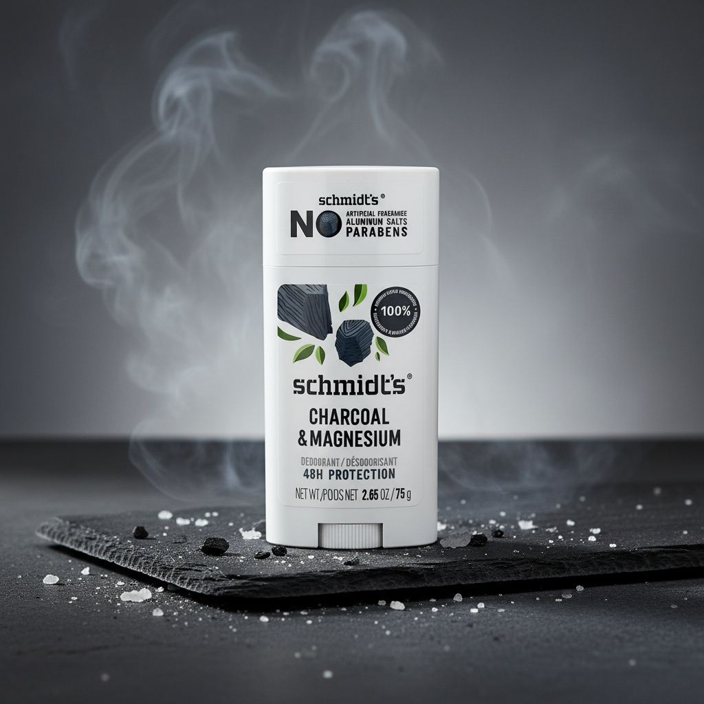 Schmidt's Natural Deodorant Stick Charcoal & Magnesium 75g