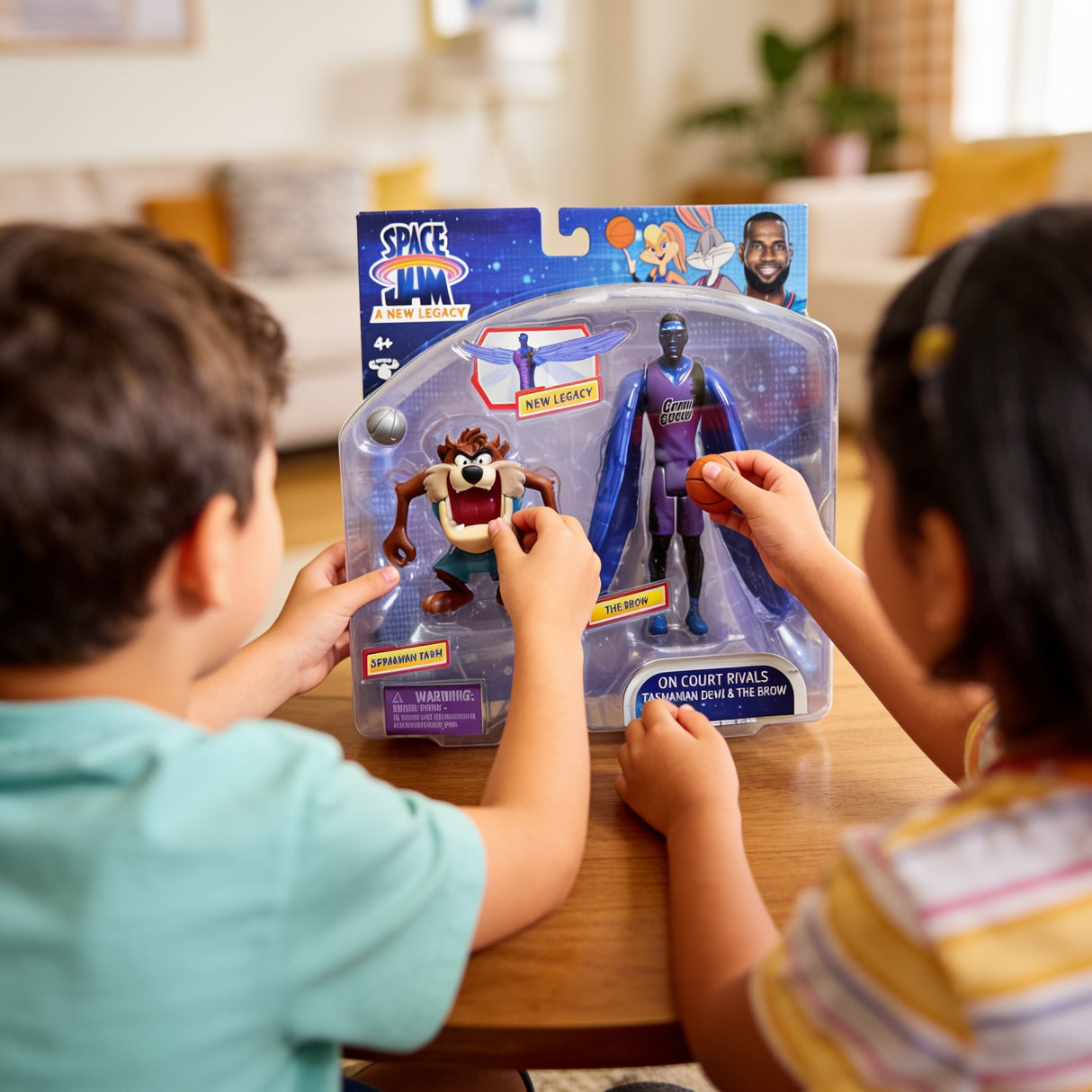Space Jam: A New Legacy - On Court Rivals Action Figure 2-Pack (Tasmanian Devil & The Brow)