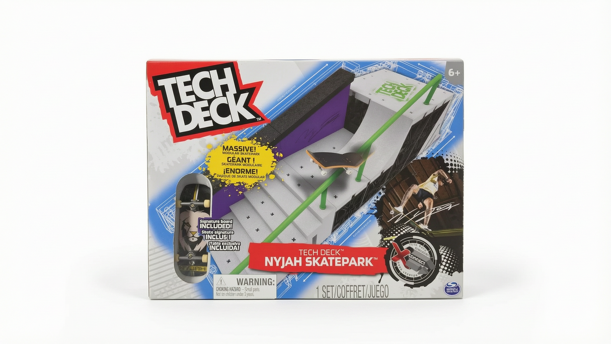 Tech Deck Nyjah Skatepark X Connect Park Creator – Fingerboard Ramp Set