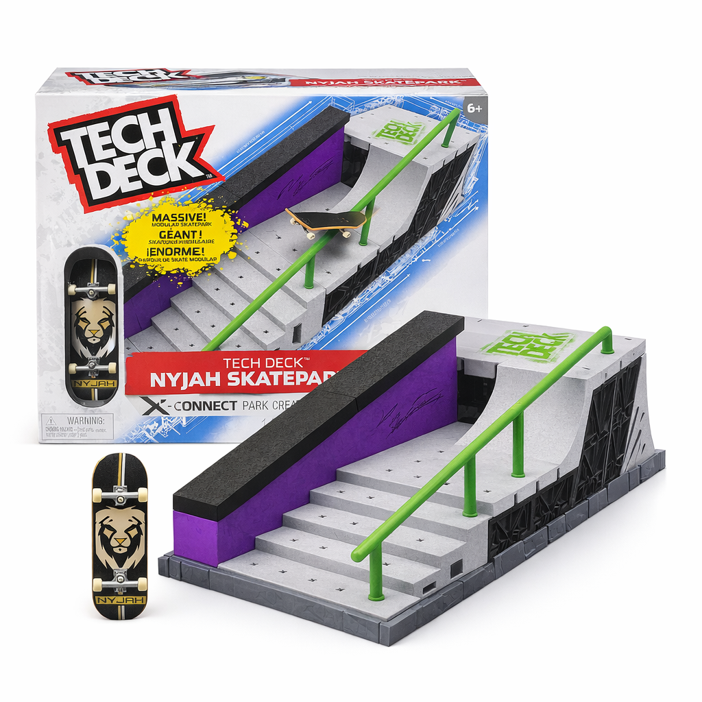 Tech Deck Nyjah Skatepark X Connect Park Creator – Fingerboard Ramp Set