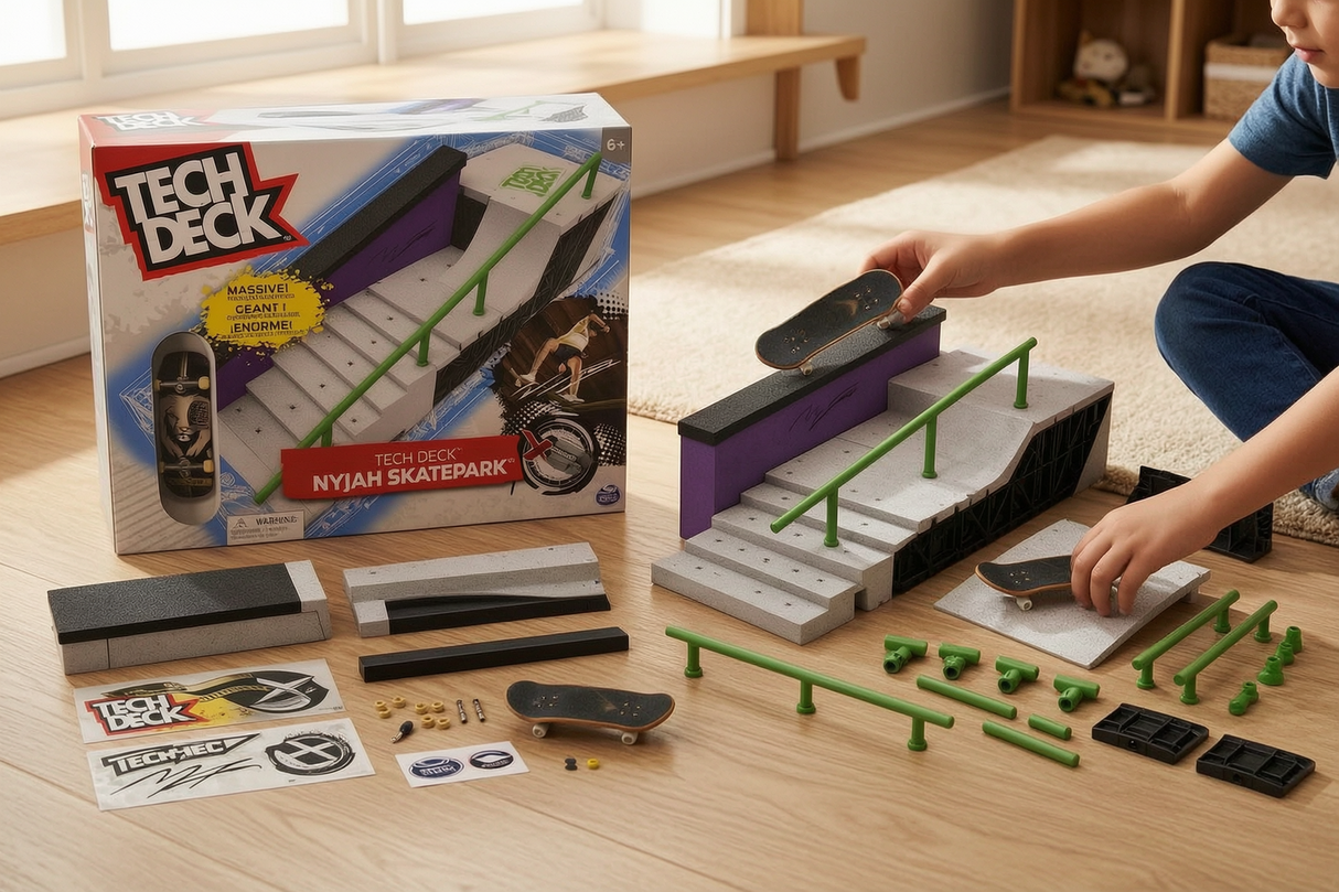 Tech Deck Nyjah Skatepark X Connect Park Creator – Fingerboard Ramp Set