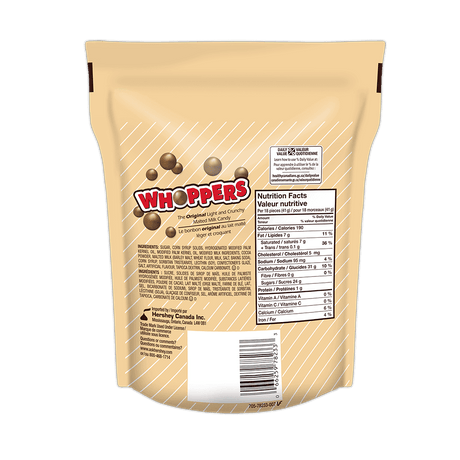 WHOPPERS Malted Milk Candy 270g Bag