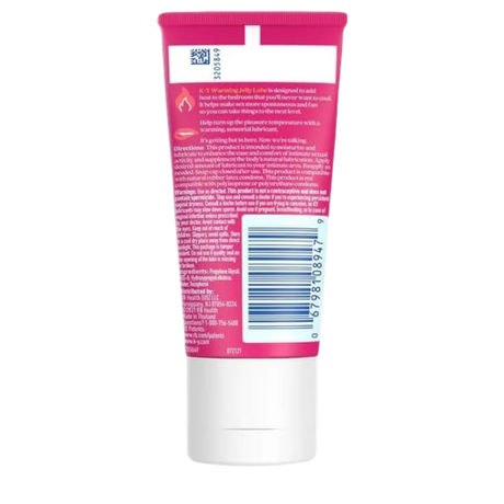 K-Y Warming Jelly Lube, Glycol Based Formula, 2.5 FL OZ