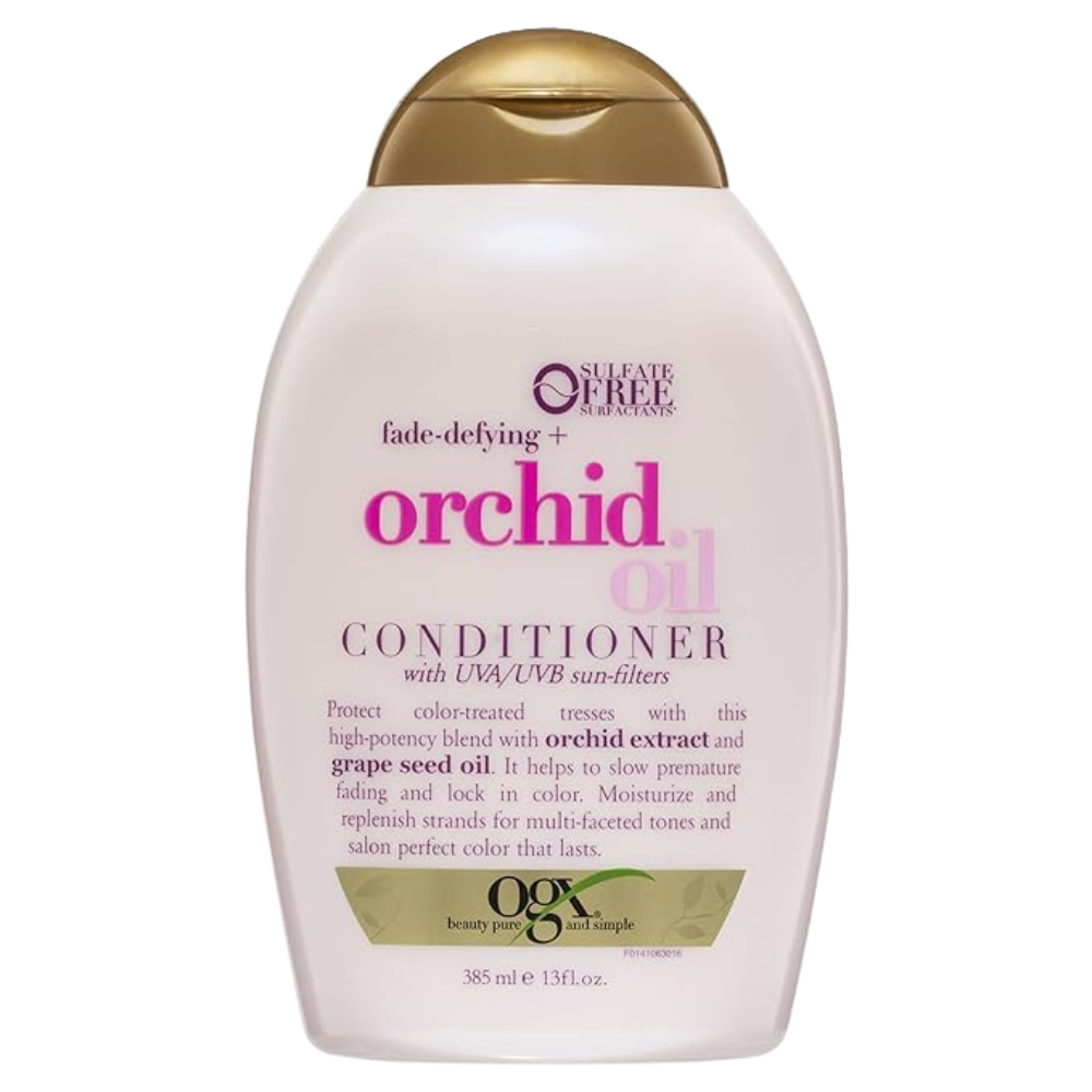 OGX Fade-Defying Orchid Oil Conditioner with UVA/UVB Sun Filters, 13 Ounces