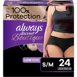 Always Discreet Boutique Postpartum Underwear Black - Small/Medium 24ct