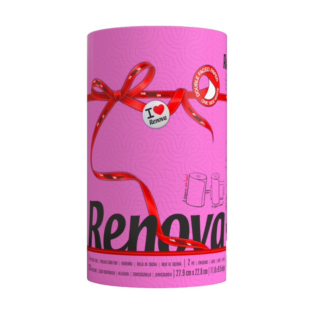 Renova Pink Paper Towel