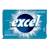 Excel Sugar-free Peppermint Gum 12 packs of 12