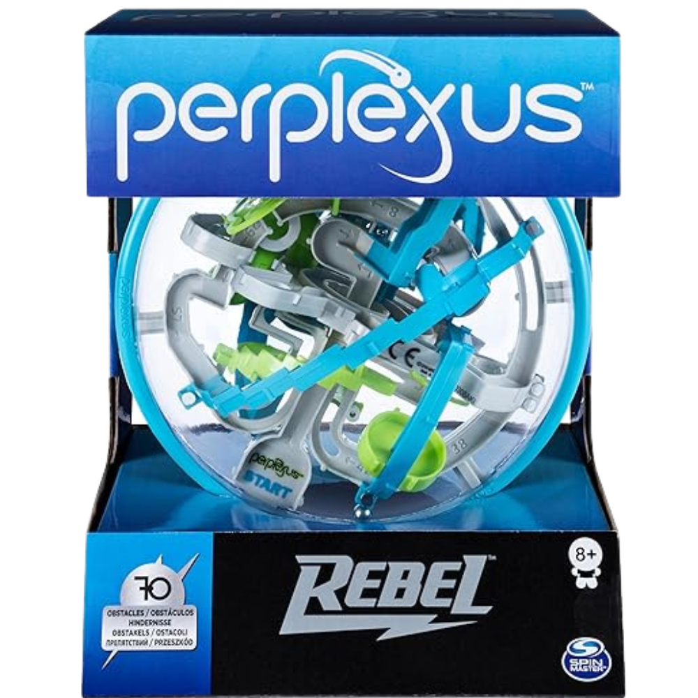 Perplexus Rebel 3D Maze Game Brain Teaser Gravity Puzzle Ball, Cool Stuff Adult Toy, Anxiety Relief Items, Sensory Toys for Adults & Kids Ages 8+