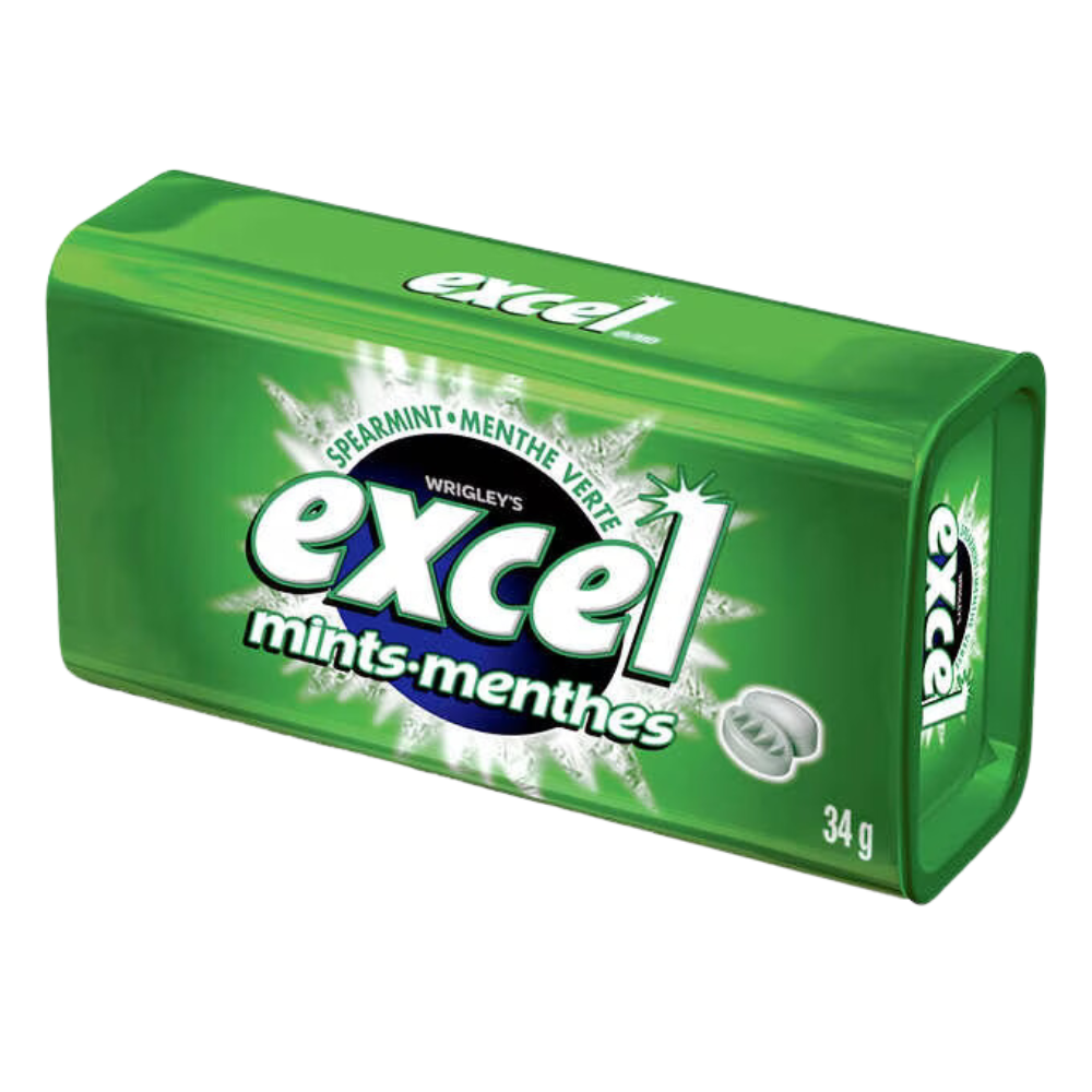 Excel Mints Spearmint Pack of 8