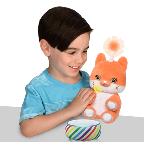 Fuzzible Friends Cubby The Fox Plush Light Up Toy
