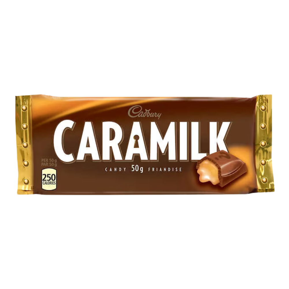 Cadbury Caramilk Chocolate Bars 48 × 50 g