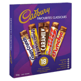 Cadbury Chocolate Bars Variety Pack Pack of 18